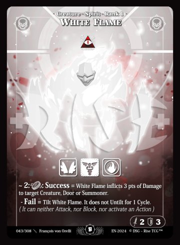 043 White flame