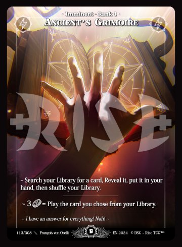 113 Ancients grimoire