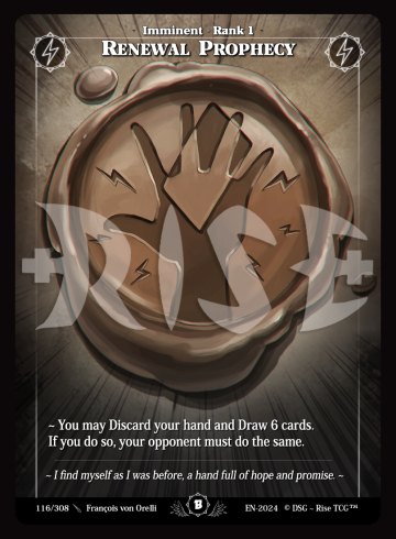 116 Renewal prophecy
