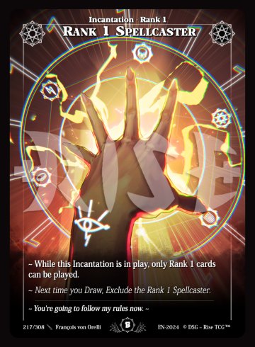217 Rank 1 spellcaster