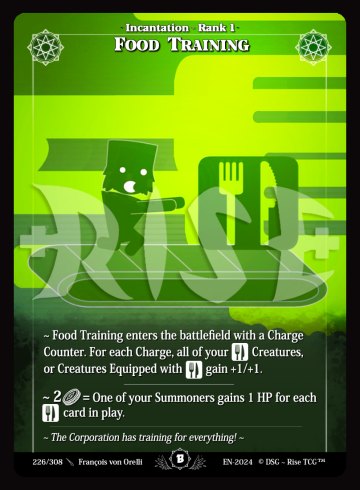 226 Food training