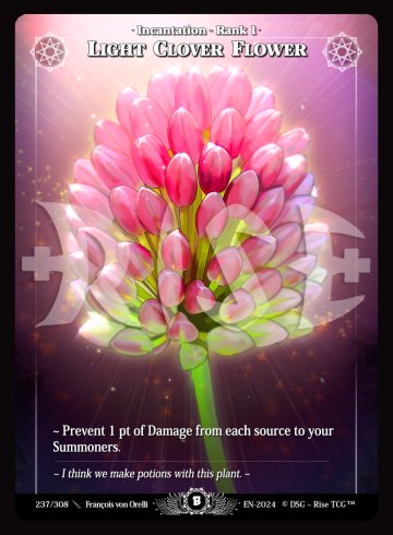 237 Light clover flower