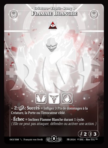 043 White flame