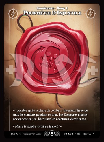 114 Prophecy of injustice