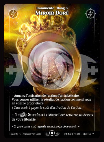 167 Golden mirror