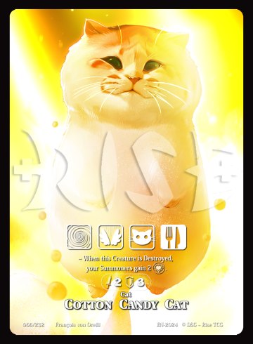 Cotton candy cat MASKZ