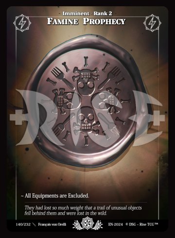 Famine prophecy