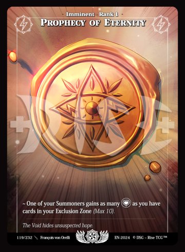 Prophecy of eternity