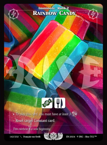 Rainbow candy