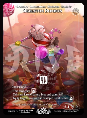 Skeleton bonbon