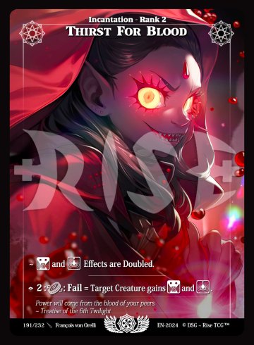 Thirst of blood