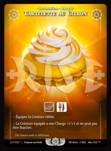 Lemon tartlet