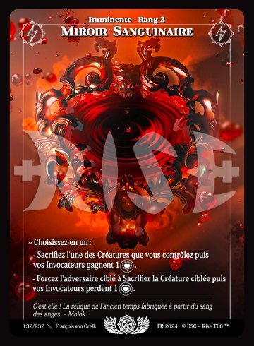 Sanguinary mirror