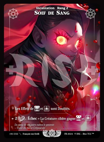 Thirst of blood