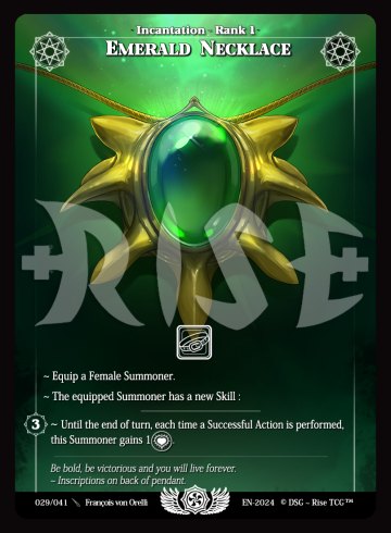 029 Emerald necklace