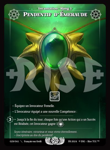 029 Emerald necklace