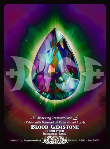 093 Blmood gemstone